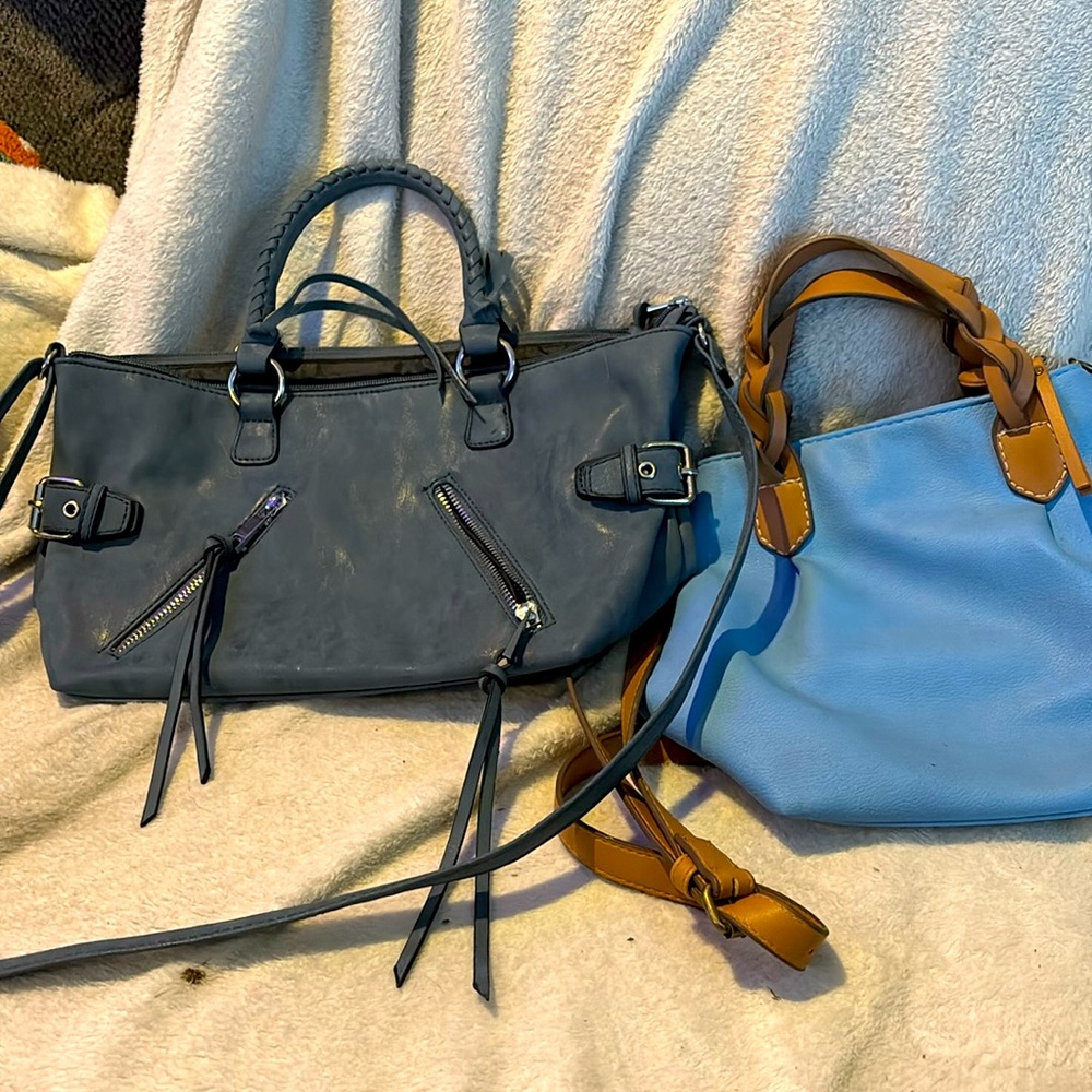 Blue purses